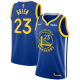 Men's Nike Golden State Warriors #23 Draymond Green Royal 2020/21 Swingman Sponsor Badge Icon Edition NBA Jersey