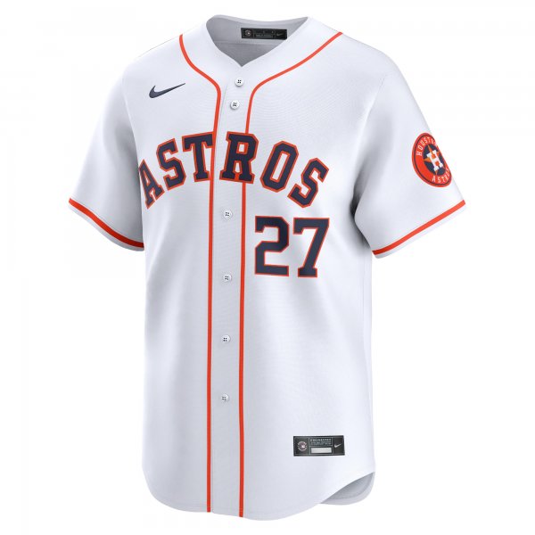 Men's Houston Astros Jose Altuve Nike White Home Limited Player Jersey