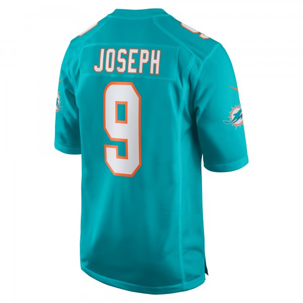 Men's Miami Dolphins Kelvin Joseph Nike  Aqua Team Game Jersey