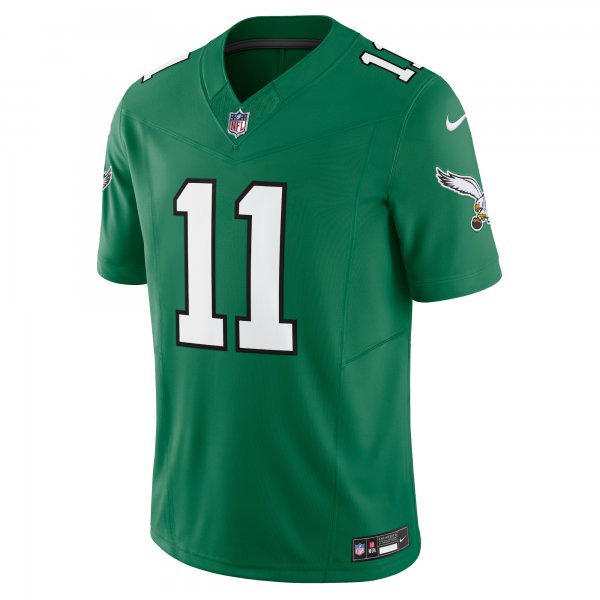 Men's Philadelphia Eagles A.J. Brown Nike Kelly Green Vapor F.U.S.E. Limited Jersey