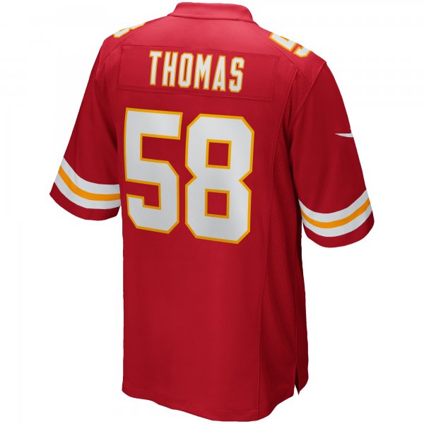 Men's Kansas City Chiefs Derrick Thomas Nike Red Game Retired Player Jersey