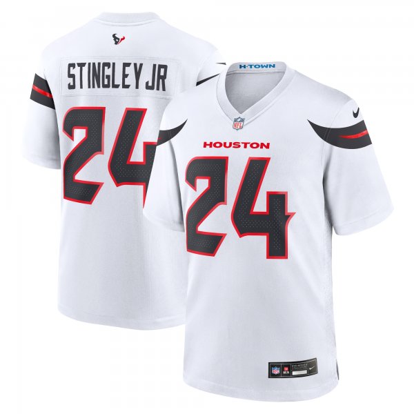 Men's Houston Texans Derek Stingley Jr. Nike White Game Jersey