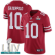 San Francisco 49ers #10 Jimmy Garoppolo Red Team Color Super Bowl LIV Bound Men's Stitched NFL Vapor Untouchable Limited Jersey