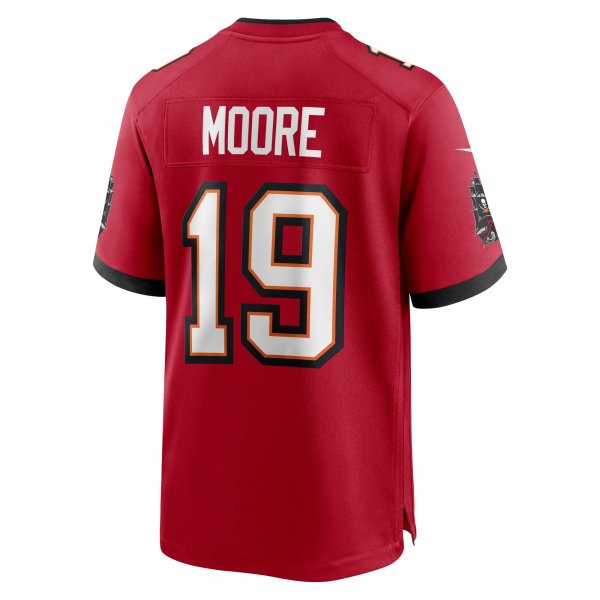 Men's Tampa Bay Buccaneers David Moore Nike  Red  Game Jersey