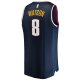 Men's Denver Nuggets Peyton Watson Fanatics Navy 2022 NBA Draft First Round Pick Fast Break Replica Player Jersey - Icon Edition