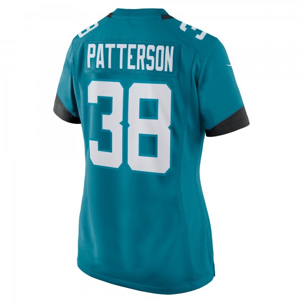 Women's Jacksonville Jaguars Riley Patterson Nike  Teal Team Game Jersey