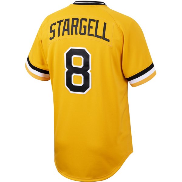 Willie Stargell Pittsburgh Pirates Mitchell & Ness Cooperstown Collection Jersey - Gold