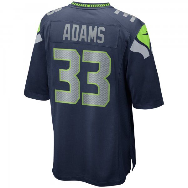 Men's Seattle Seahawks Jamal Adams Nike College Navy Game Player Jersey