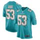 Men's Miami Dolphins Cameron Goode Nike Aqua Game Player Jersey