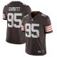 Men's Cleveland Browns Myles Garrett Nike Brown Vapor Limited Jersey