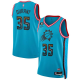 Men's Phoenix Suns #35 Kevin Durant Blue City Edition Swingman Stitched NBA Jersey