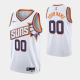 2023-24 Phoenix Suns Association Edition #00 Custom White Swingman Jersey