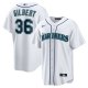 Men's Seattle Mariners Logan Gilbert Nike White Home Replica Jersey