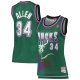 Women's Milwaukee Bucks Ray Allen Mitchell & Ness Green 1996/97 Hardwood Classics Swingman Jersey