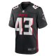 Men's Atlanta Falcons Tucker Fisk Nike Black Player Game Jersey