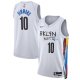 Unisex Brooklyn Nets Ben Simmons Nike White 2022/23 Swingman Jersey - City Edition