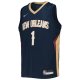 Youth New Orleans Pelicans Zion Williamson Nike Navy 2021/22 Diamond Swingman Jersey - Icon Edition