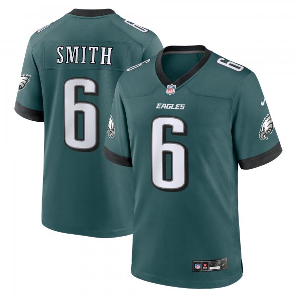 Men's Philadelphia Eagles DeVonta Smith Nike Midnight Green Team Game Jersey