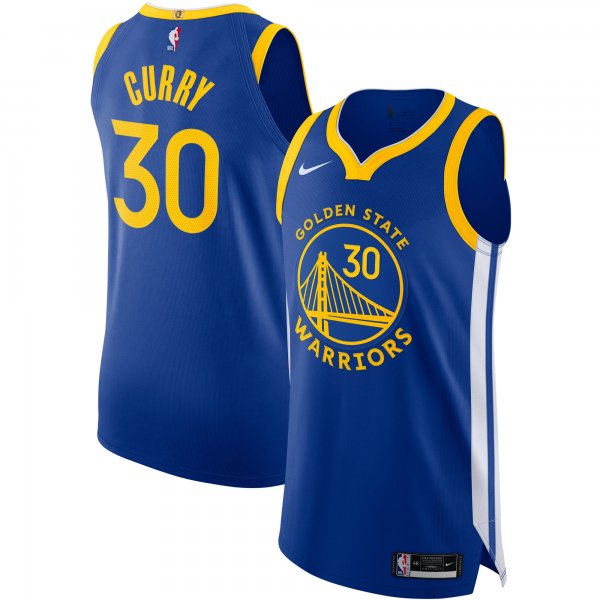 Men's Golden State Warriors Stephen Curry Nike Royal Jersey - Icon Edition