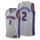 Men's Detroit Pistons #2 Cade Cunningham 2021 NBA Draft First Statement Edition Gray Jersey