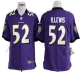 Nike Baltimore Ravens #52 Ray Lewis Purple Team Color Men's Stitched NFL Game Jersey