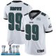 Men's Nike NFL Philadelphia Eagles #99 Jerome Brown Limited Road White Vapor Untouchable Super Bowl LII Jersey