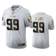 Minnesota Vikings #99 Danielle Hunter Men's Nike White Golden Edition Vapor Limited NFL 100 Jersey