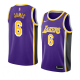 Los Angeles Lakers #6 LeBron James Purple NBA Swingman Icon Edition Jersey