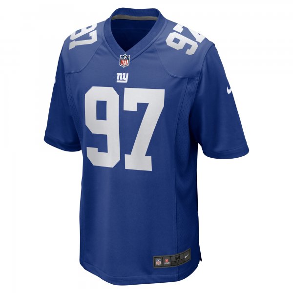 Men's New York Giants Dexter Lawrence II Nike Royal Team Game Player Jersey