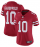 Nike San Francisco 49ers #10 Jimmy Garoppolo Women's Red Team Color Vapor Untouchable Limited Player NFL Jersey