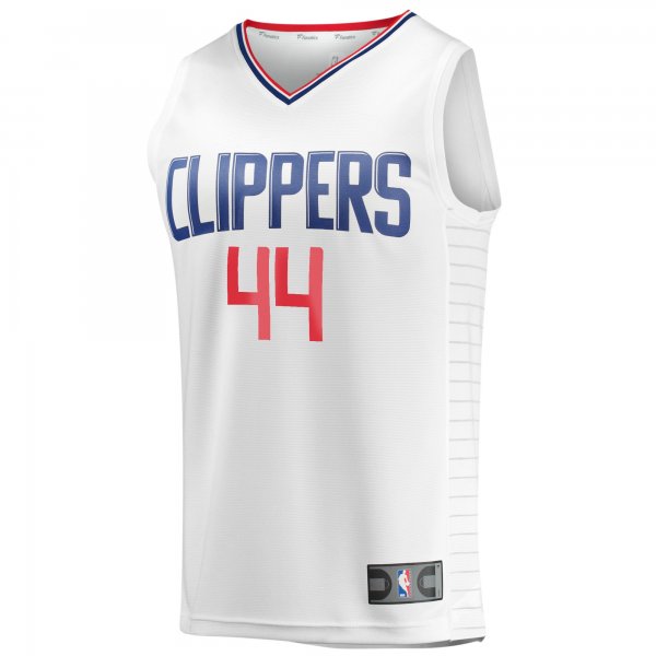 Men's LA Clippers Mason Plumlee Fanatics White Fast Break Player Jersey - Association Edition