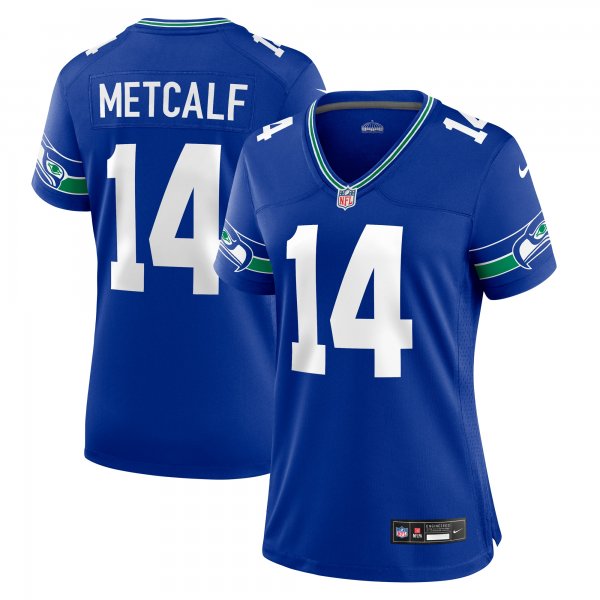 Women's Seattle Seahawks DK Metcalf Nike Royal Player Jersey