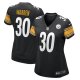 Women's Pittsburgh Steelers Jaylen Warren Nike Black Game Player Jersey