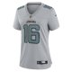 Women's Jacksonville Jaguars Trevor Lawrence Nike Gray Atmosphere Fashion Game Jersey