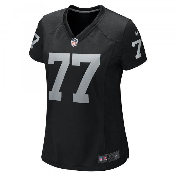 Women's Las Vegas Raiders Thayer Munford Jr. Nike  Black Team Game Jersey