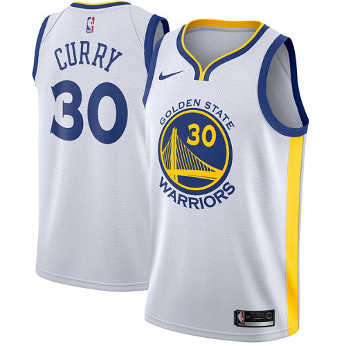 Nike Golden State Warriors #30 Stephen Curry White Women's NBA Swingman Association Edition Jersey