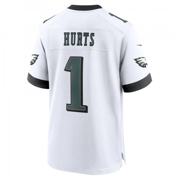 Men's Philadelphia Eagles Jalen Hurts Nike White White Game Jersey