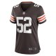 Women's Cleveland Browns Dawson Deaton Nike Brown Game Player Jersey