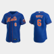 Men's New York Mets #6 Starling Marte Royal Alternate Flex Base MLB Jersey