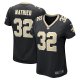 Women's New Orleans Saints Tyrann Mathieu Nike Black Player Jersey