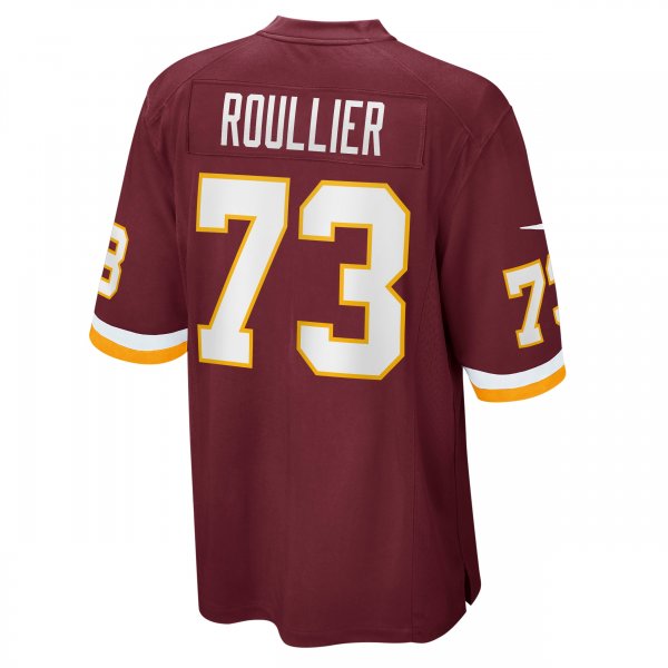 Men's Nike Chase Roullier Washington Football Team Burgundy Game Player Jersey