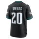 Men's Philadelphia Eagles Brian Dawkins Nike Black Alternate Game Jersey