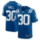 Men's Indianapolis Colts Darren Hall Nike  Royal Team Game Jersey