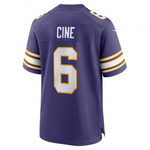 Men's Minnesota Vikings Lewis Cine Nike Purple Classic Player Game Jersey