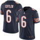 Nike Chicago Bears #6 Jay Cutler Navy Blue Men's Stitched NFL Limited Rush Jersey