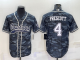 Men's Dallas Cowboys #4 Dak Prescott Camouflage Stitched Baseball Cool Base Jersey