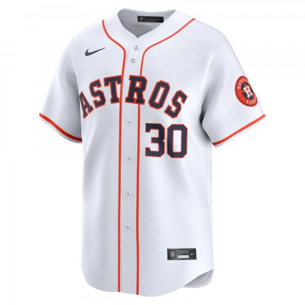 Men's Houston Astros Kyle Tucker Nike White Home Limited Player Jersey