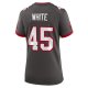 Women's Tampa Bay Buccaneers Devin White Nike Pewter Game Jersey