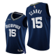 Men's Memphis Grizzlies #15 Brandon Clarke 2021-22 75th Diamond Anniversary Navy City Edition NBA Jersey