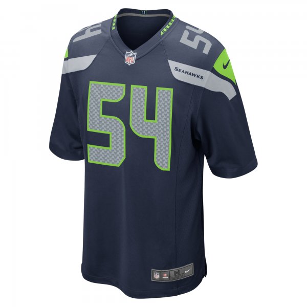 Men's Seattle Seahawks Bobby Wagner Nike College Navy Game Team Jersey